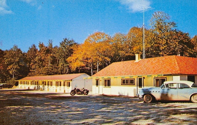 Century Motel - Old Postcard